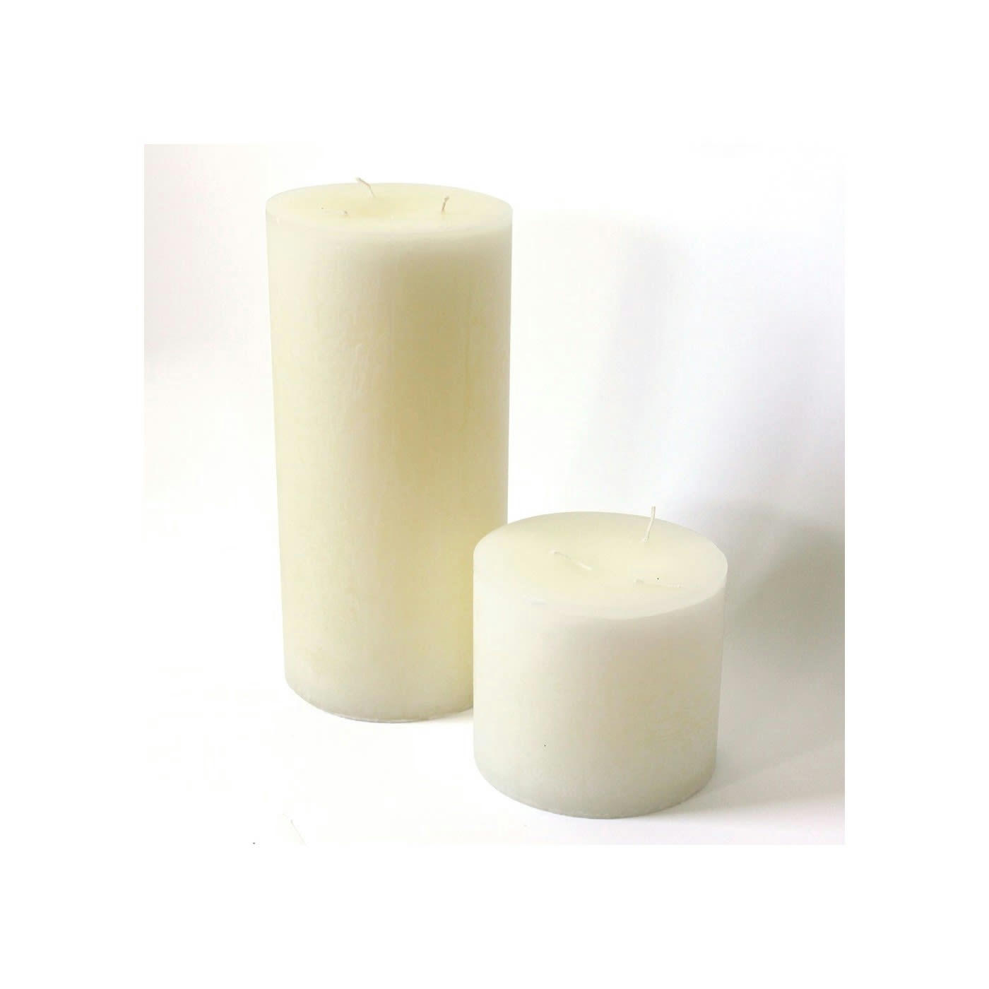 - Bougie d'intérieur blanche 3 mèches D15x32cm