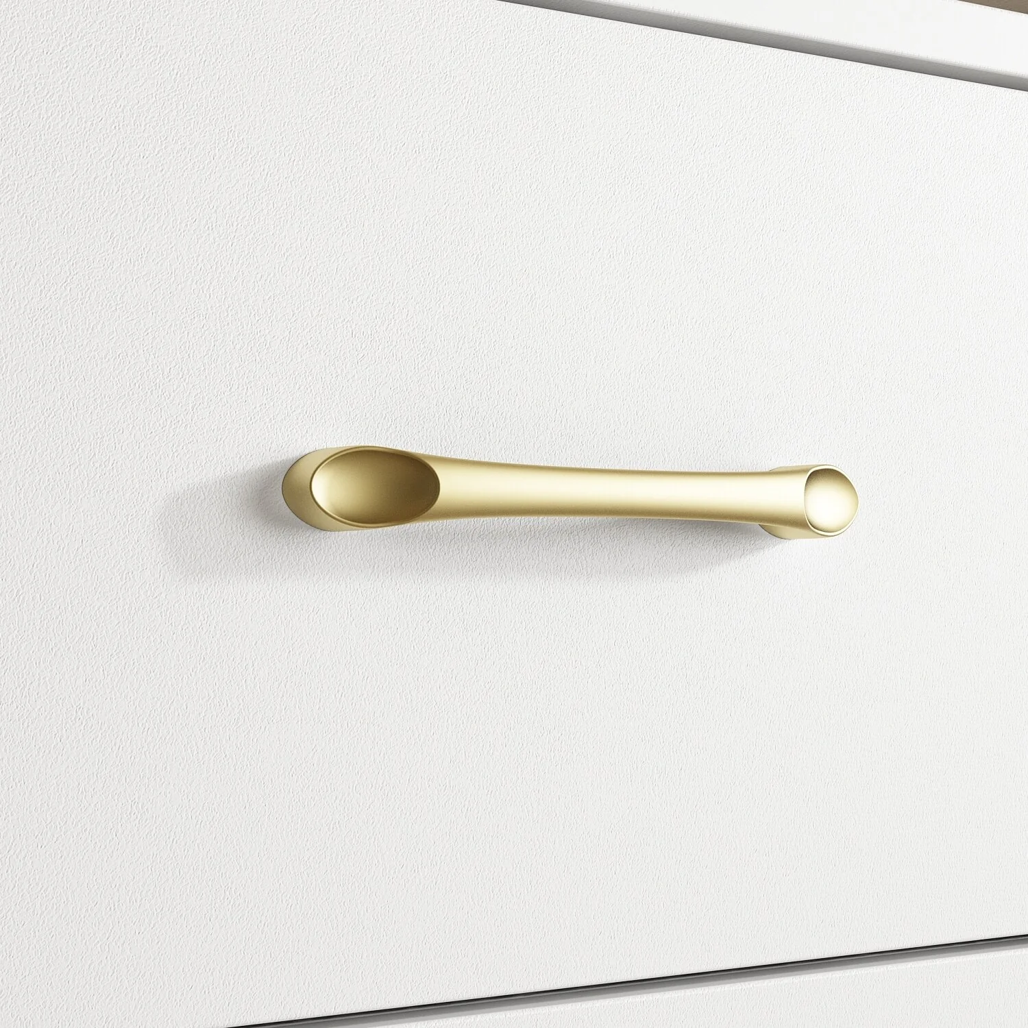 Elegant 9-Drawer Dresser with Gold Accents - Black Stripe Finish Chest