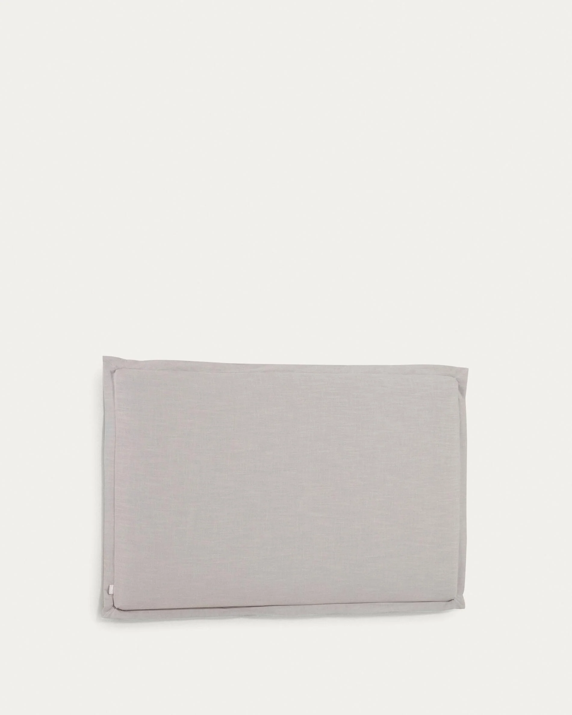 Tanit headboard with removable grey linen cover for a bed up to 160 cm