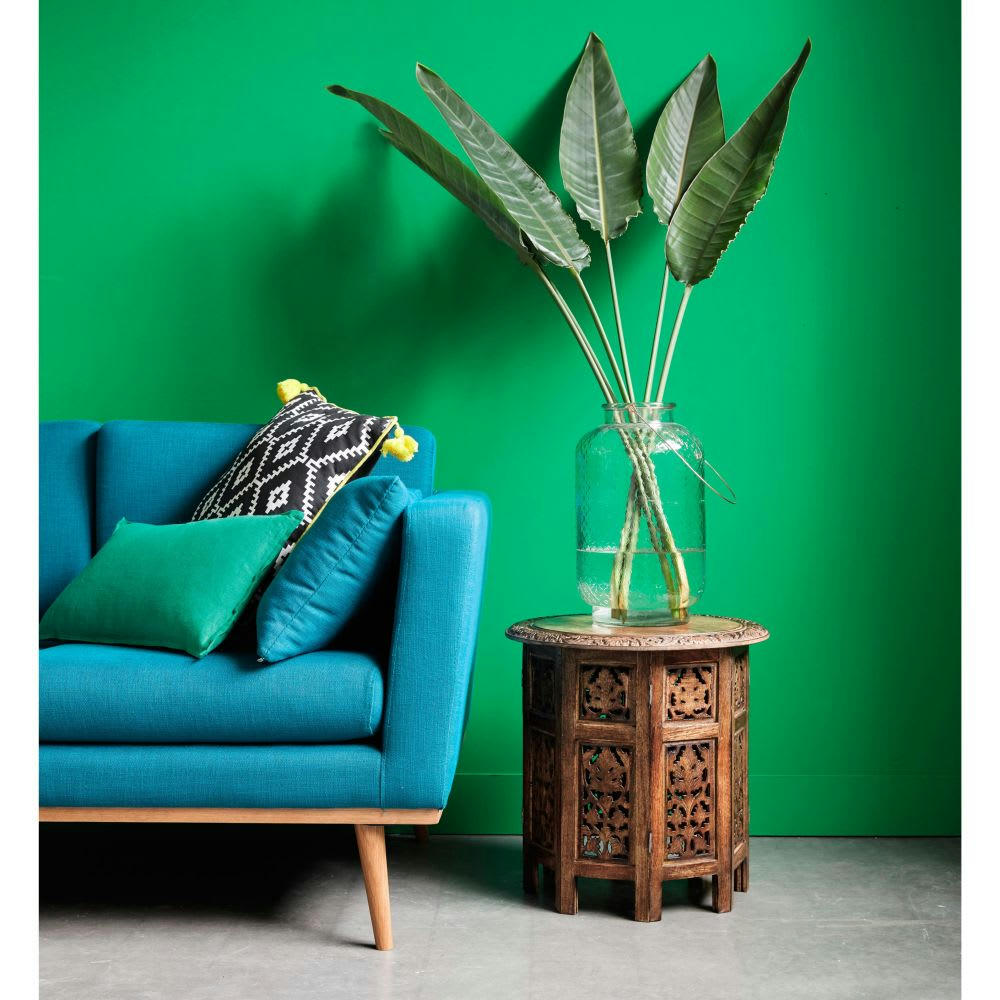 Saranya - Bout de canapé sculpté L 46 cm SARANYA