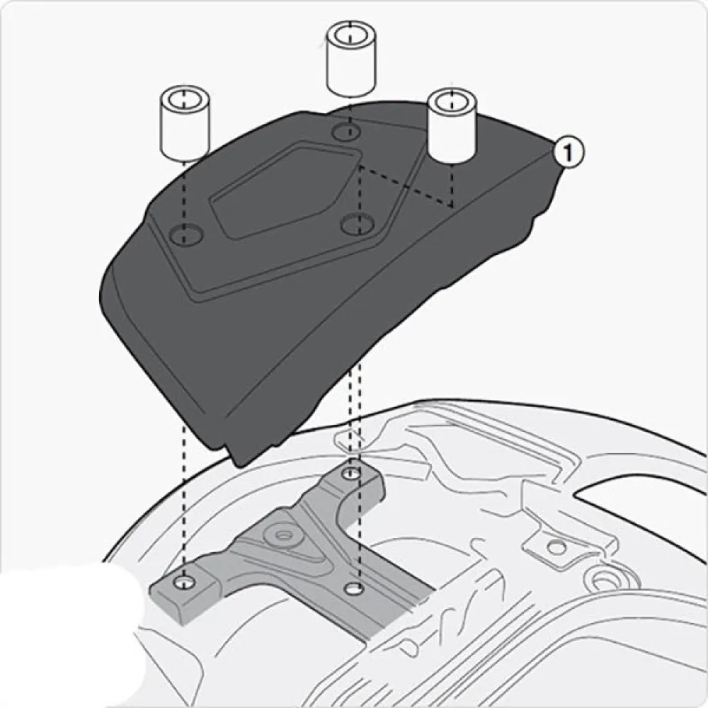 Givi SR3104/SR3104 mm Rear Rack Suzuki Burgman 650/650 Executive fitting kit