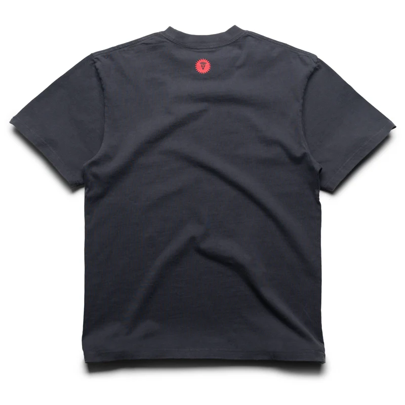 Ice Cream Pagoda Knit Tee - Charcoal Art