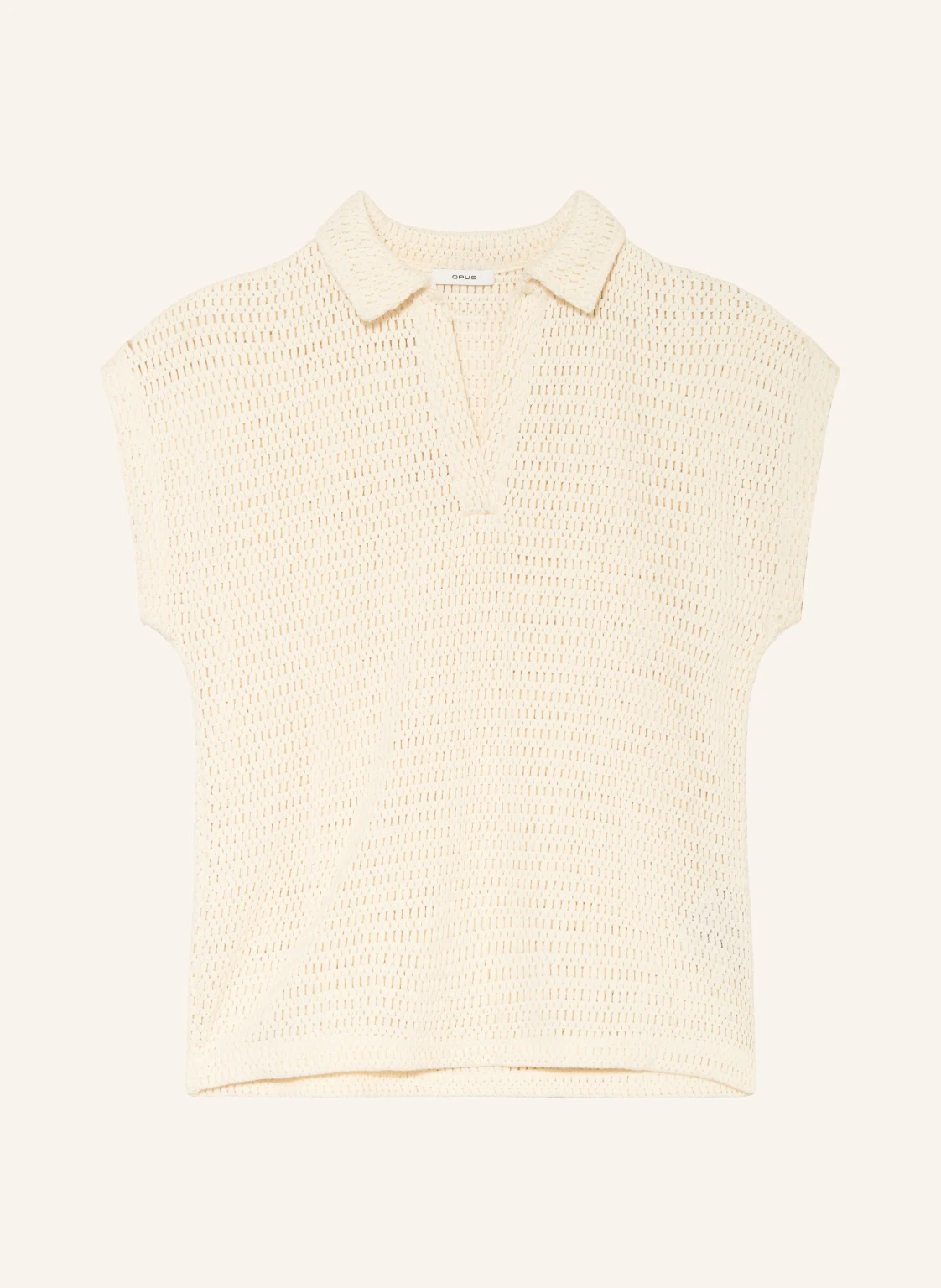 OPUS Häkel-Poloshirt SOMONA