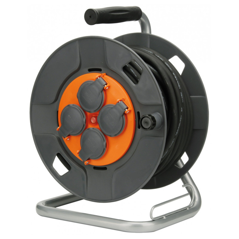 Enrouleur de chantier HO7RN-F 4 prises 3G1,5 mm² 25 m