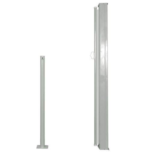 NNEVL Retractable Side Awning 120 x 300 cm Cream