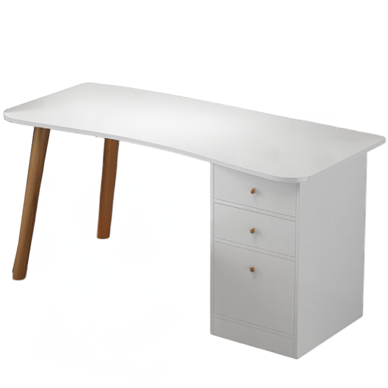 Biurko komputerowe z szufladami skandynawskie100/73/50 cm