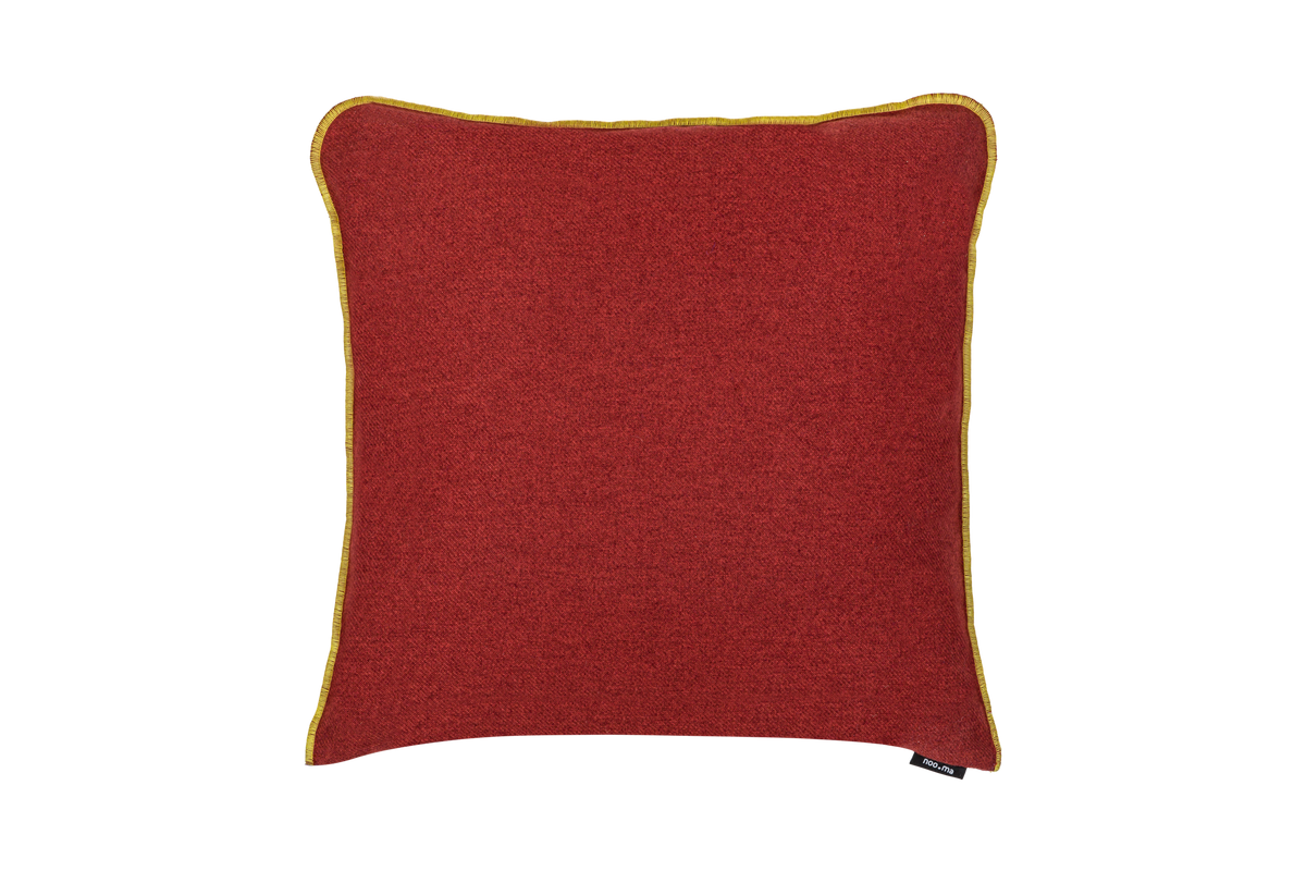 noo.ma DVU Kussen - 40x40 cm - Lilac Fluff & Poppy Red