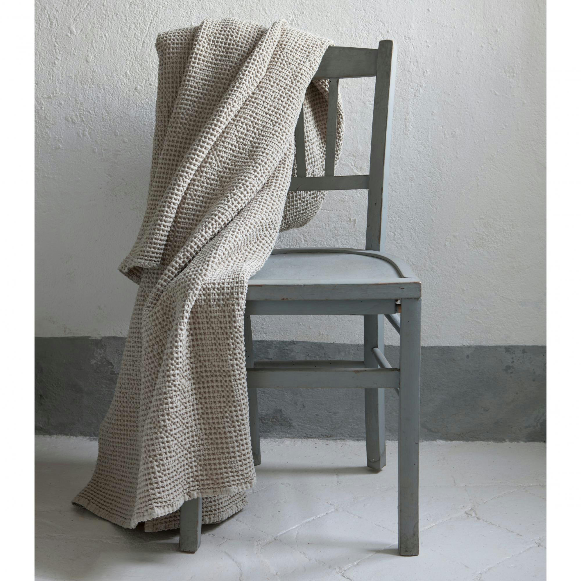 MAIA - Jete  en coton craie 180 x 260