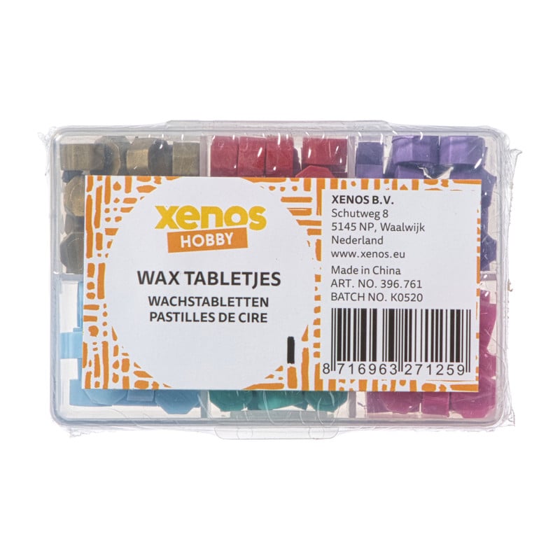 Wax tabletjes - 6 kleuren