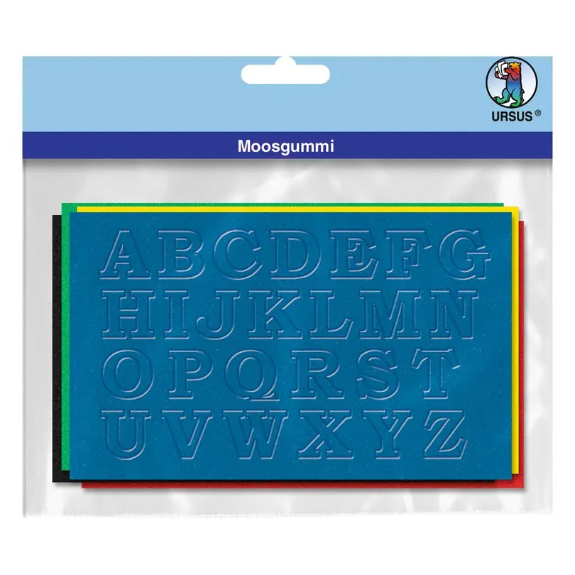 Bastelset Moosgummi Buchstaben