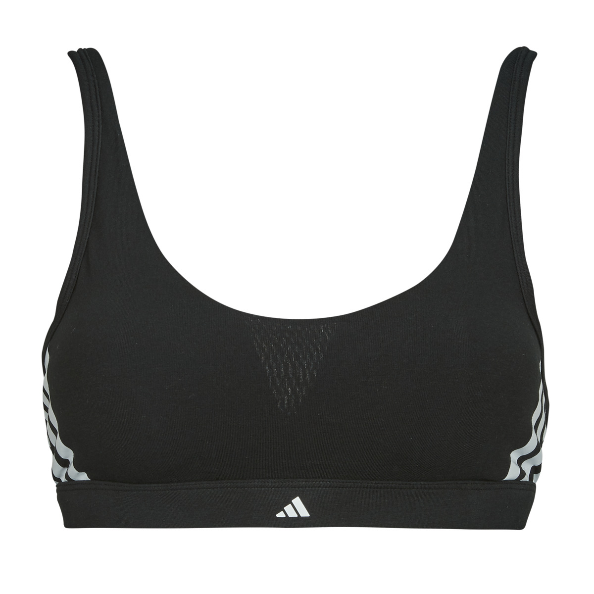 adidas - ACTIVE ESSENTIALS COTTON 3 STRIPES - Black