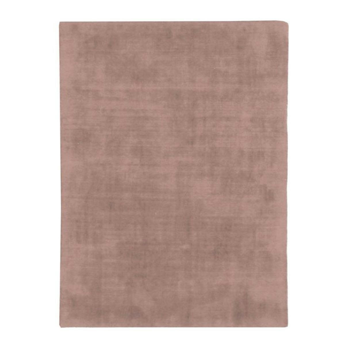 SANTAL - Tapis aspect velours rose nude 160x230