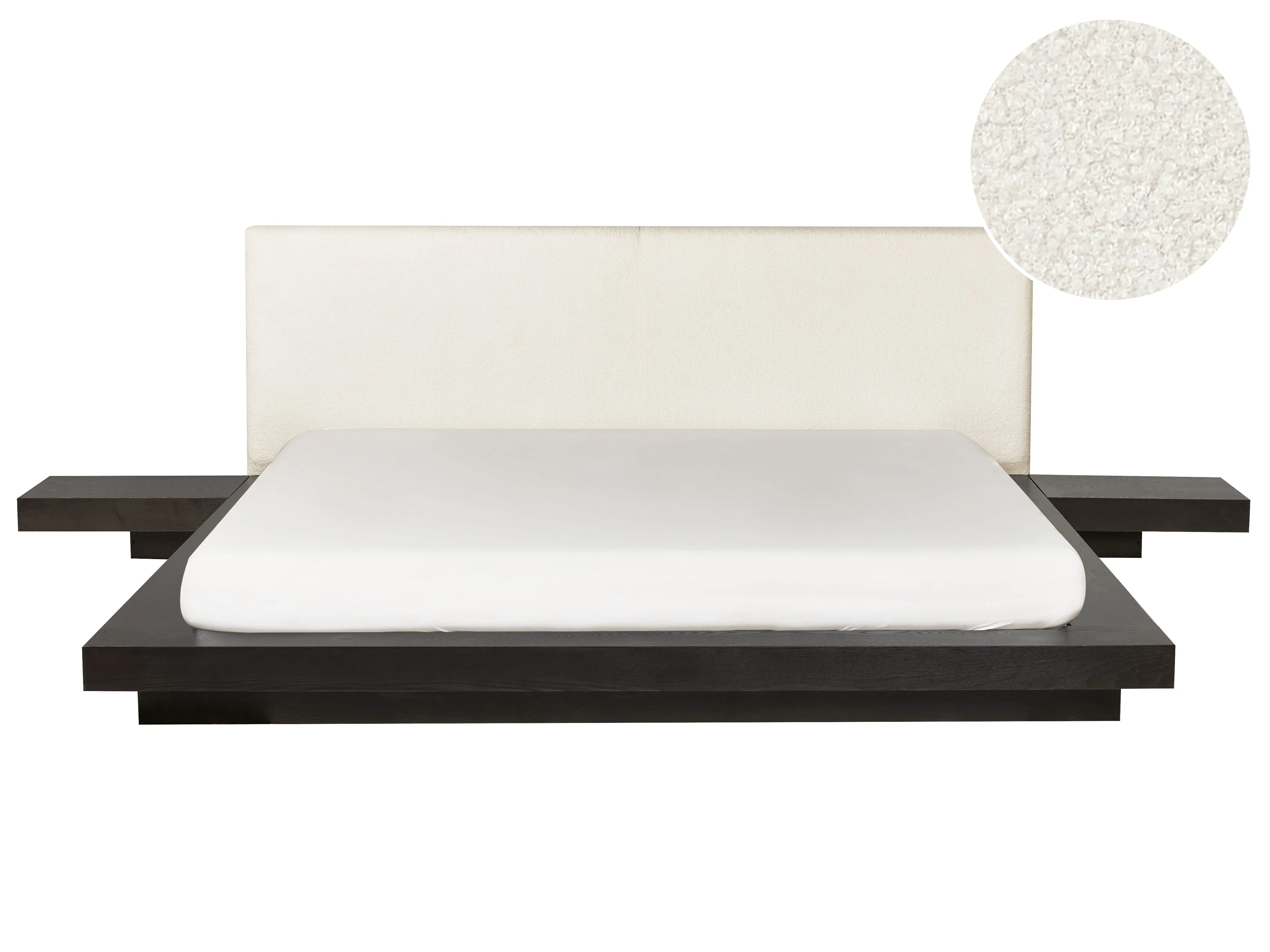 Waterbed Boucle ZEN 180 x 200 cm (EU Super King) Dark Ash Wood