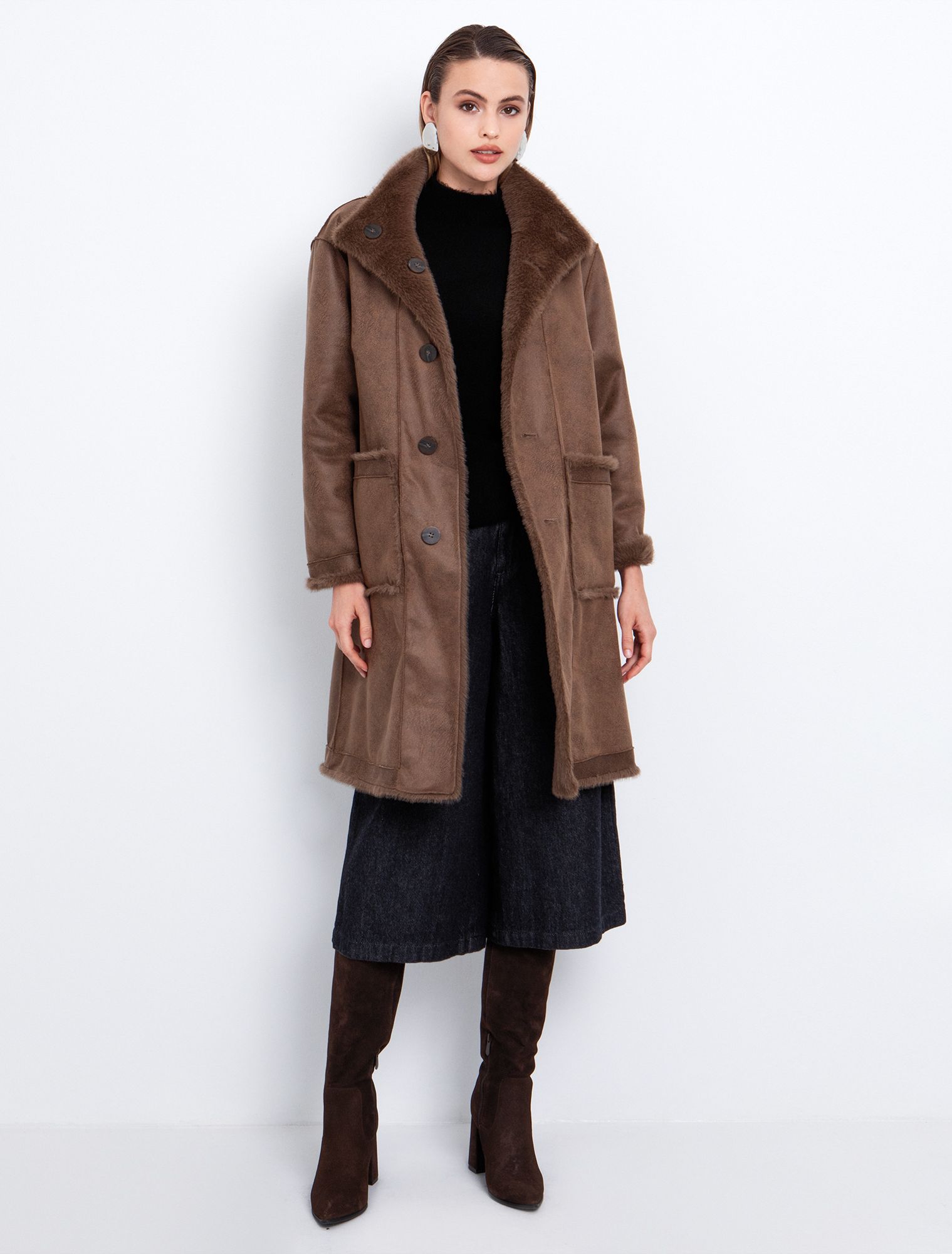 Παλτό διπλής όψης