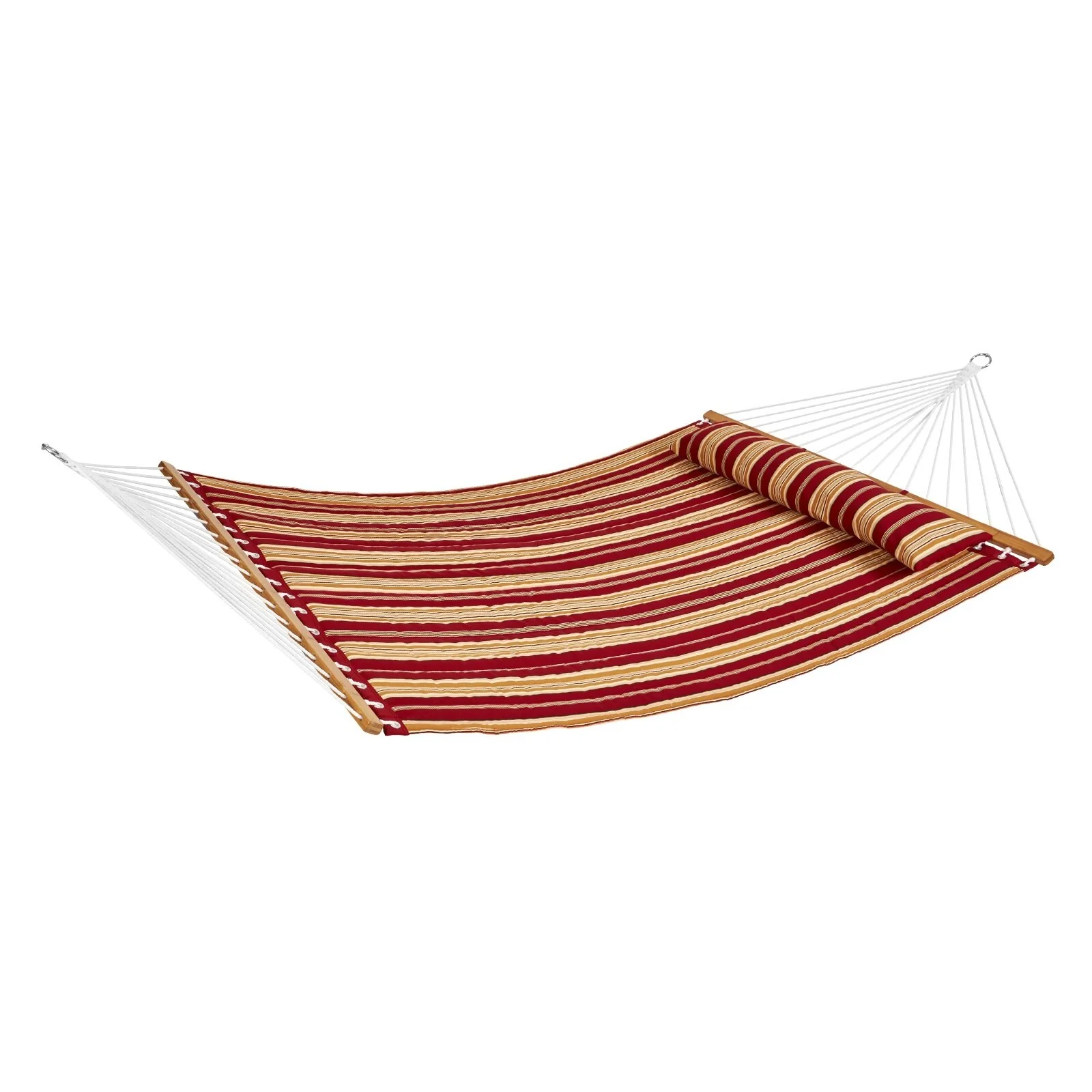 Quilted Cotton Hammock, 2-Person, No Stand and 480lb Max - 55.1” L x 74.8” H