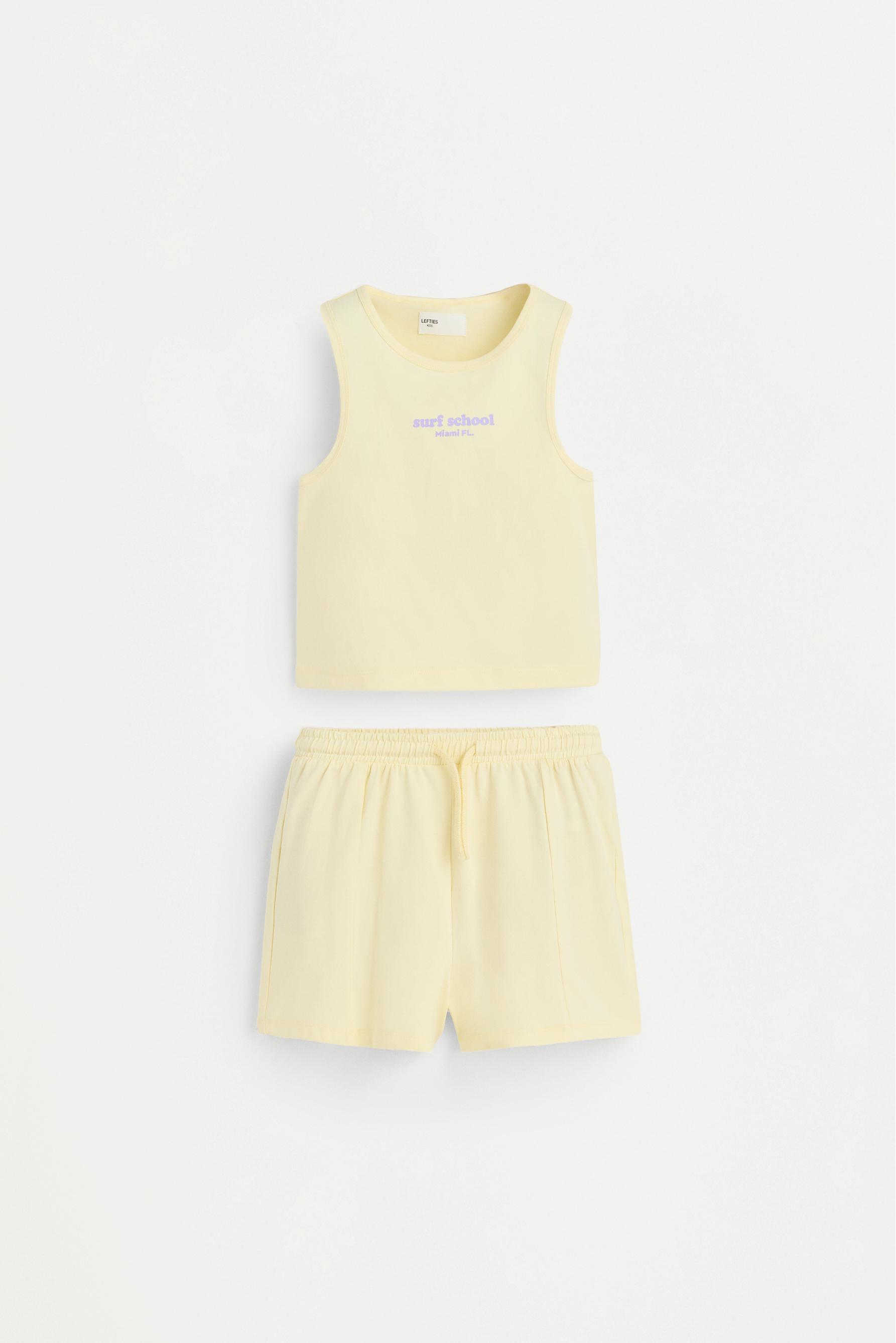 Set top texto y short
