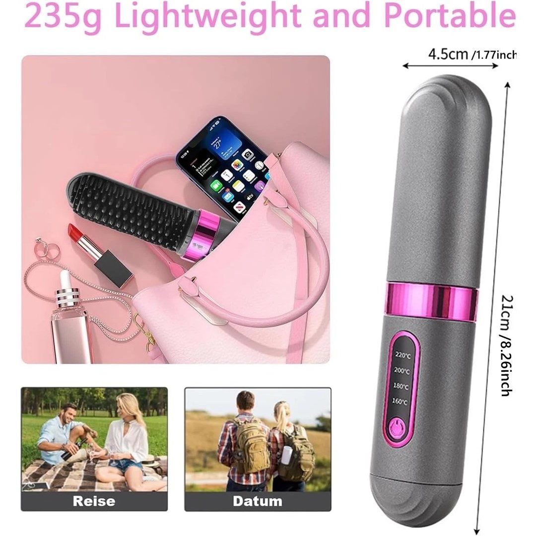 SPETLEK Portable Hair Straightener Brush