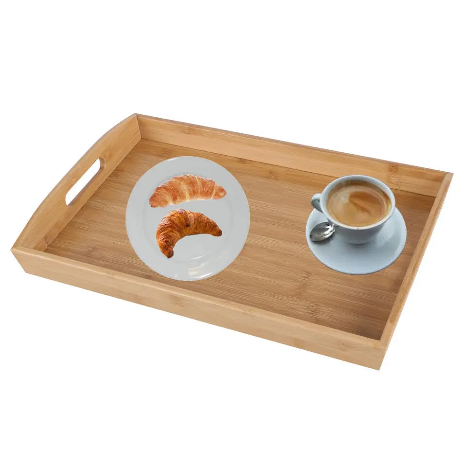 Bambou & Co Dienblad/serveerblad Breakfast - bamboe