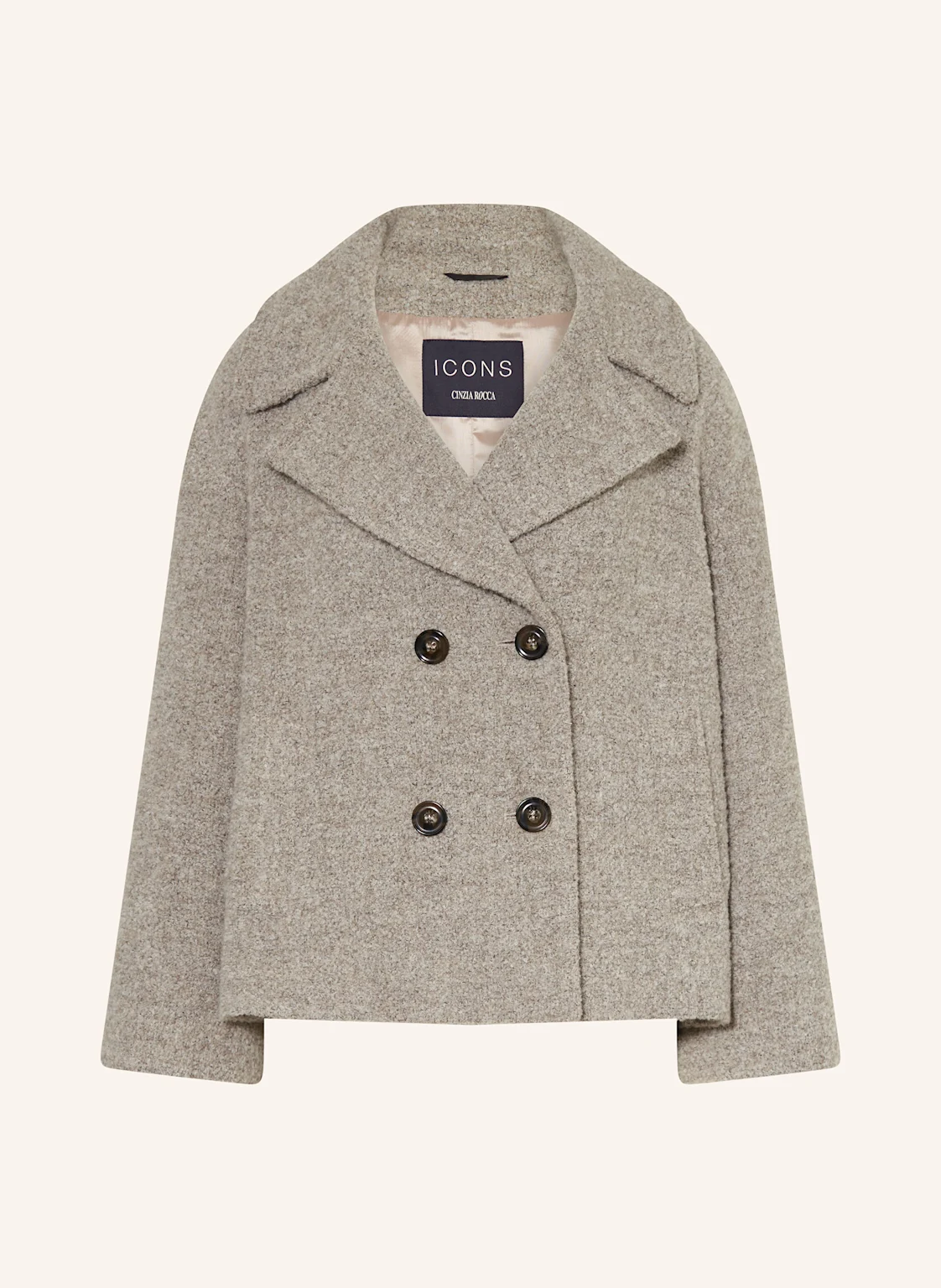 ICONS CINZIA ROCCA Bouclé-Jacke