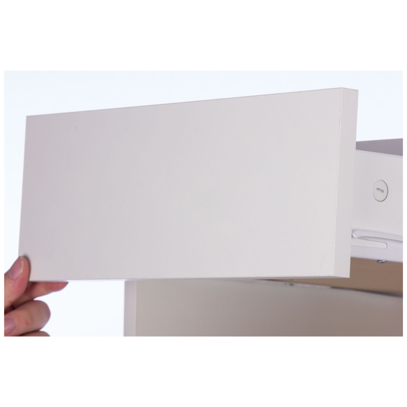 Glissière de tiroir blanche 450 x 30 mm TEKNIBOX