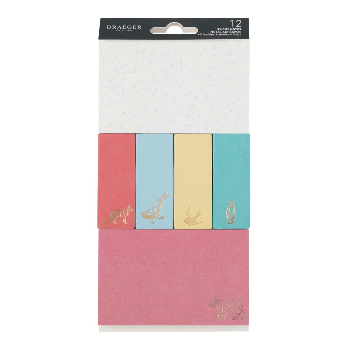 - 12 Blocs De Sticky Notes - Animaux
