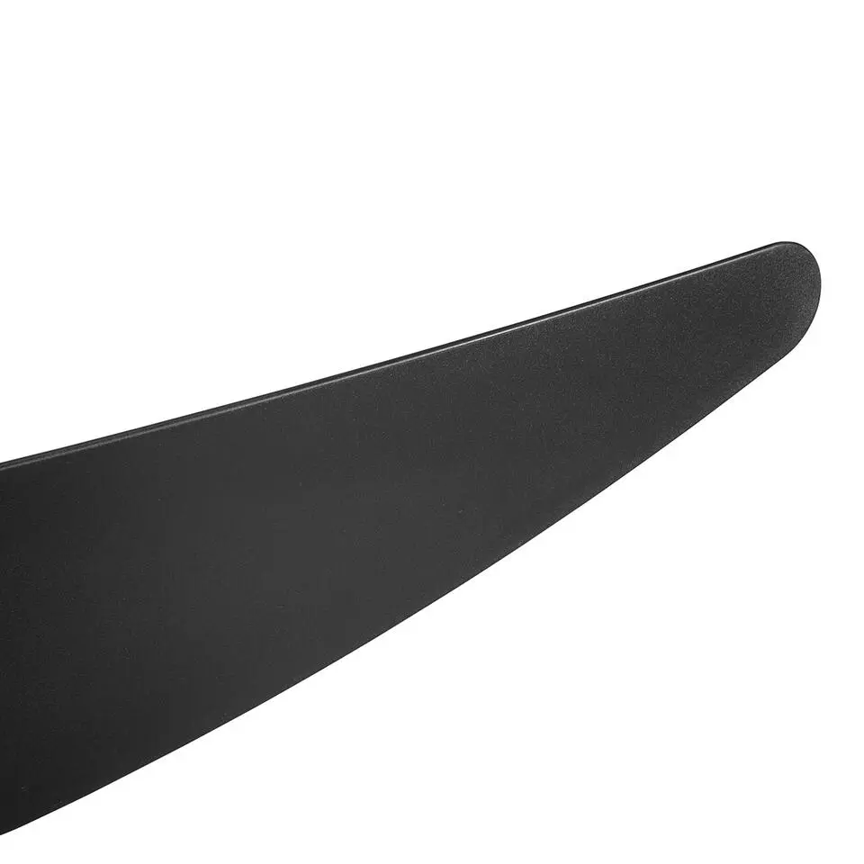 Qazqa plafondventilator patty zwart ge?ntegreerde led