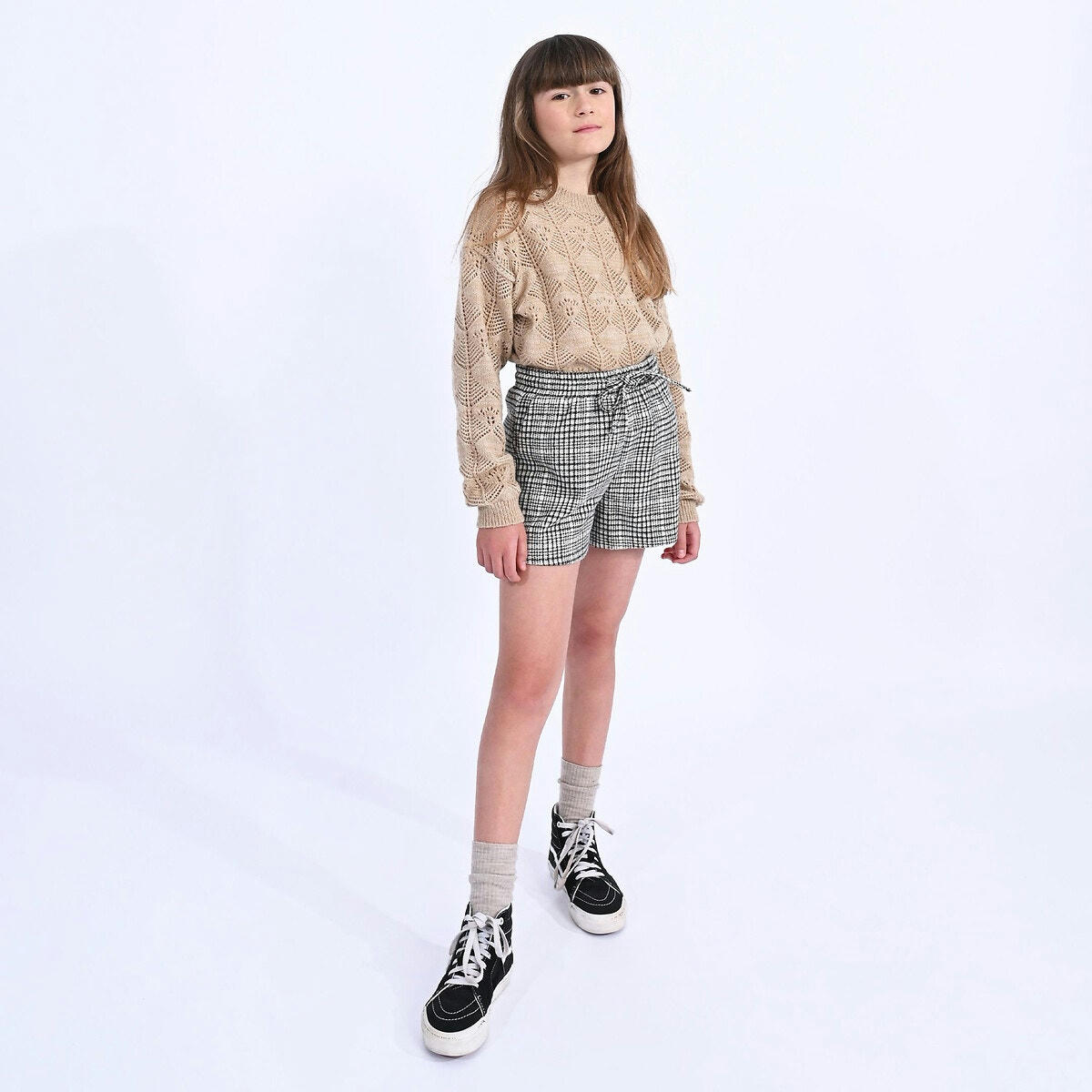 Short à carreaux