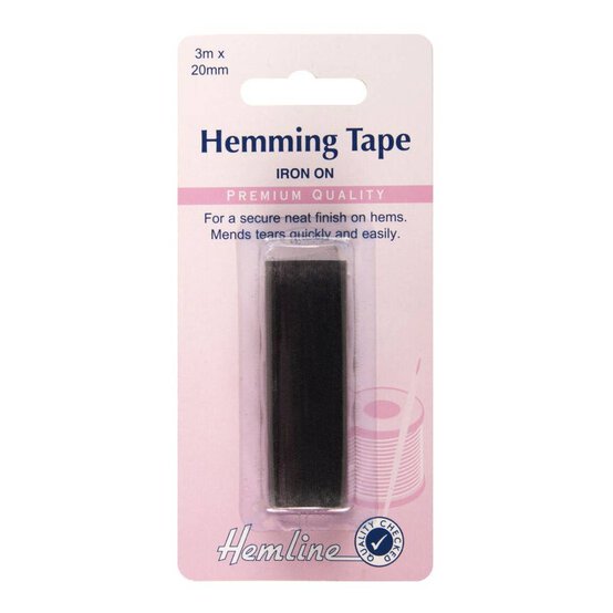 Hemline Black Hemming Tape 20mm x 3m
