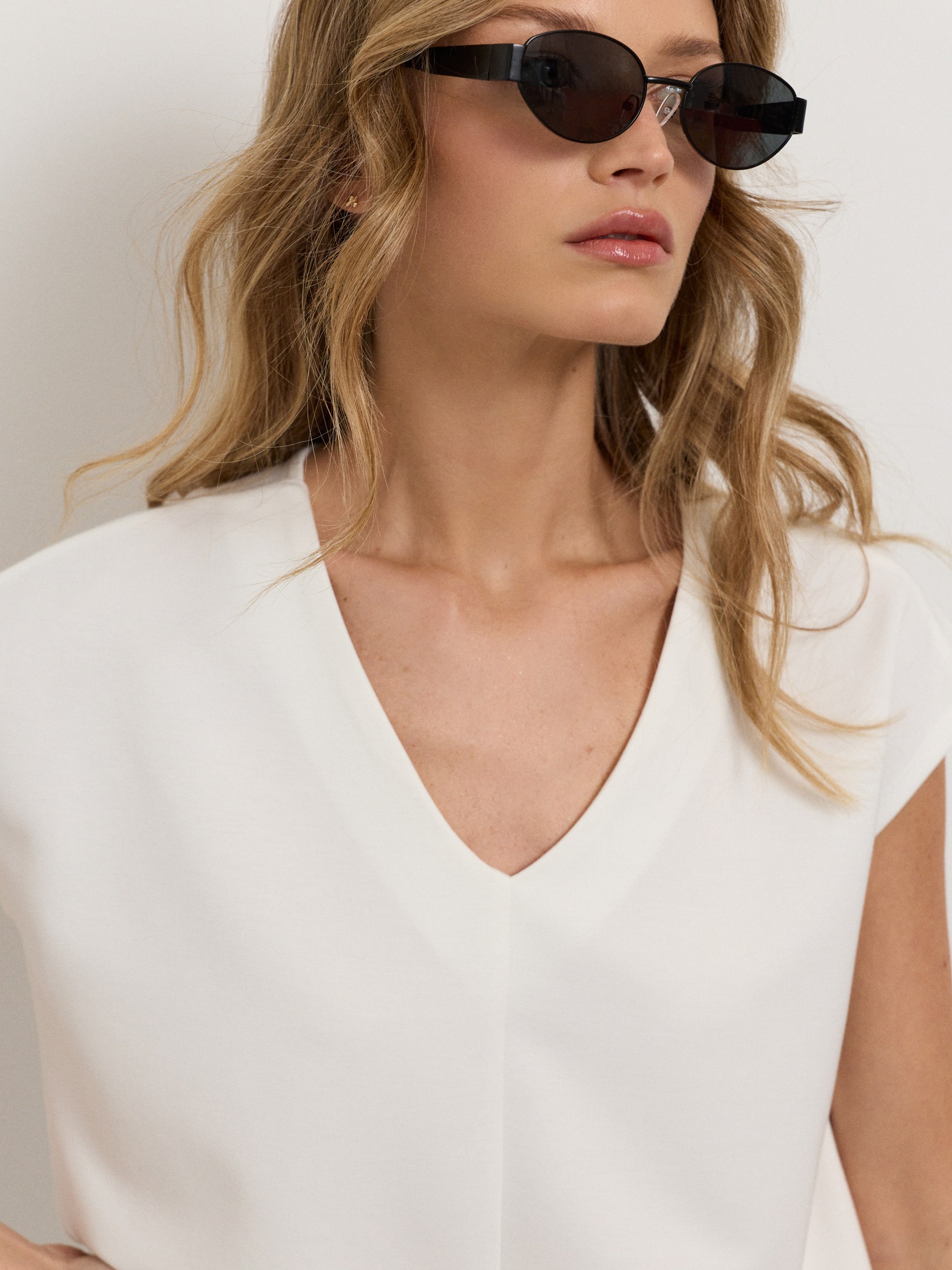 Bluza bez rękawów soft touch
