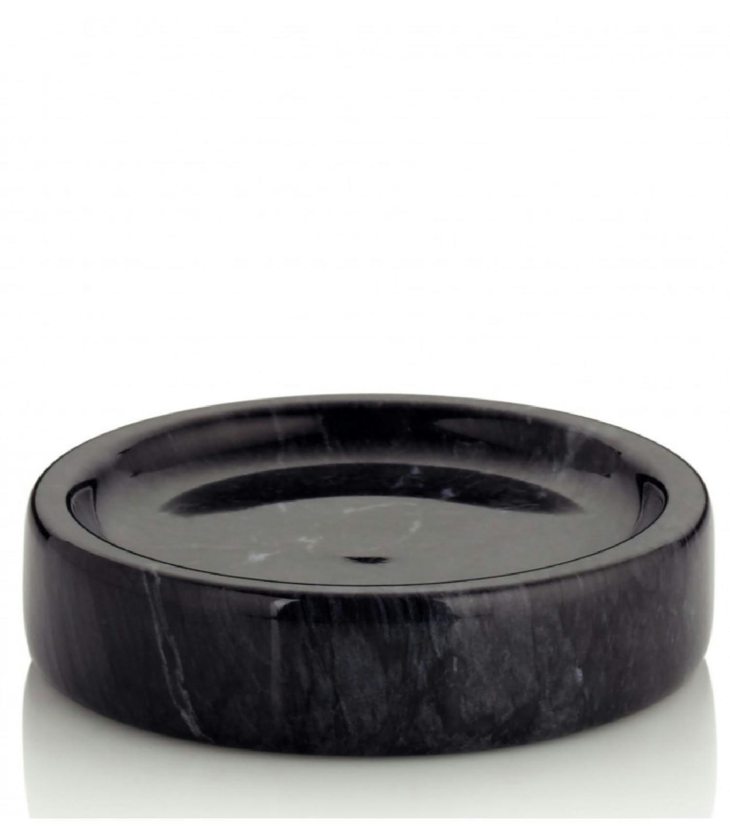 ROND - Porte savon en marbre noir