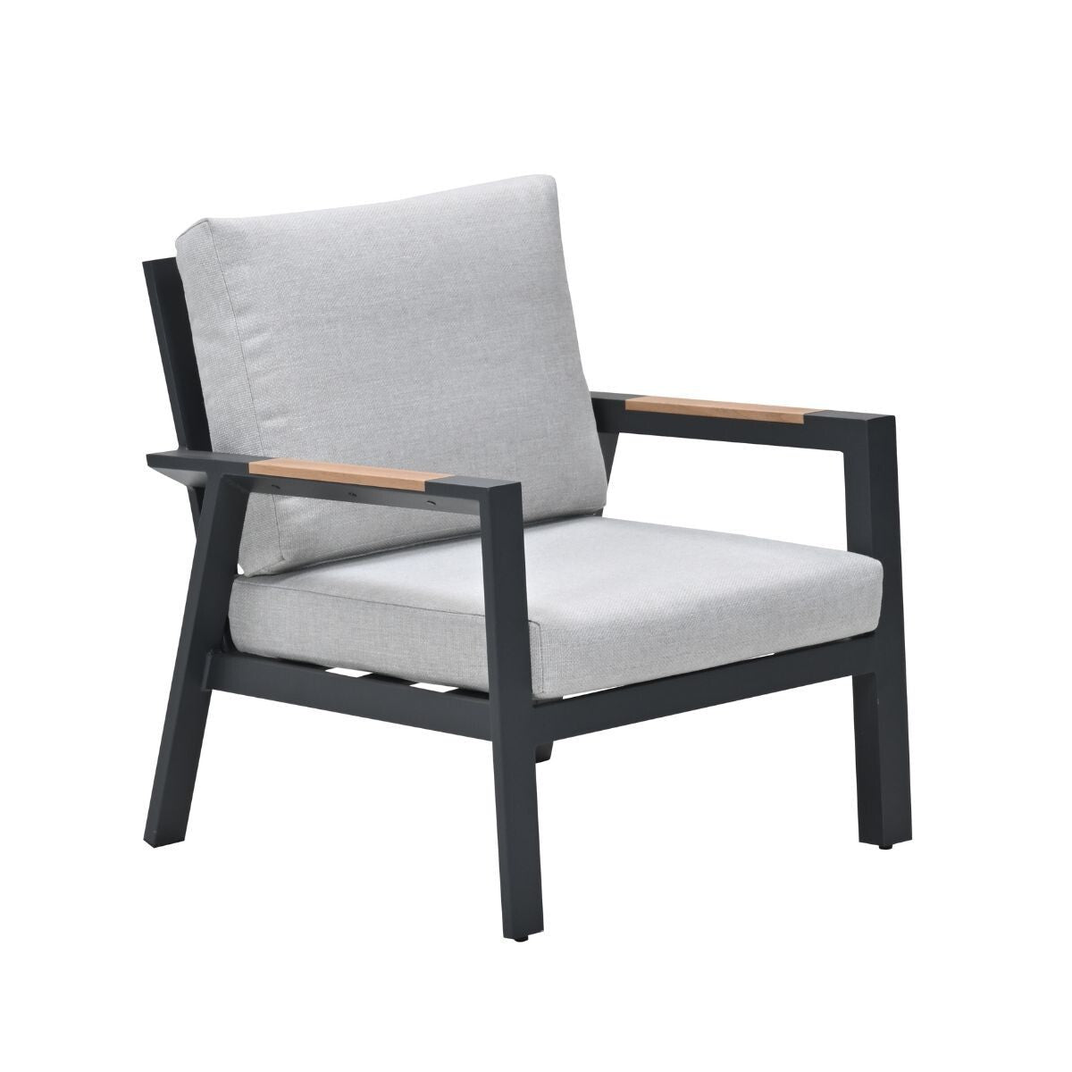 Garden Impressionslounge fauteuil Lissabon - donker grijs