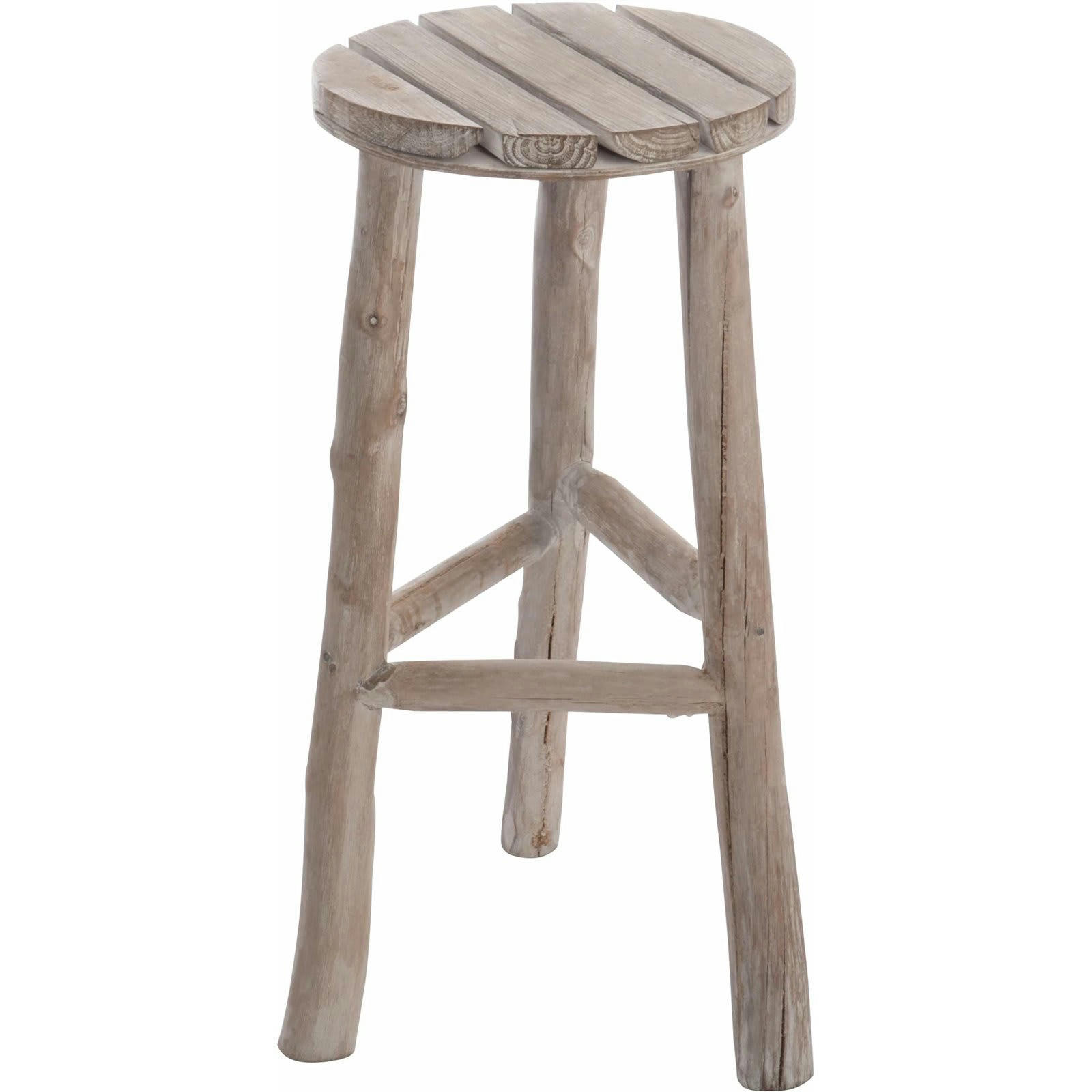 - Tabouret bois clair 40x40x53cm