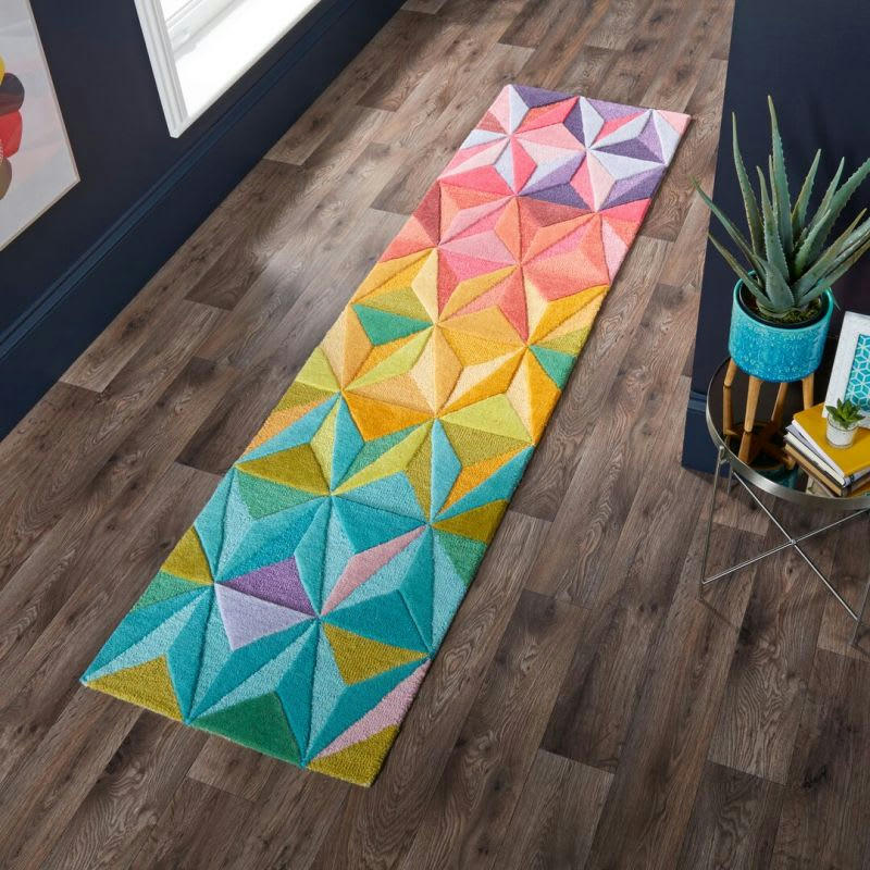FR DESIGN - Tapis design multicolore 60 x 230