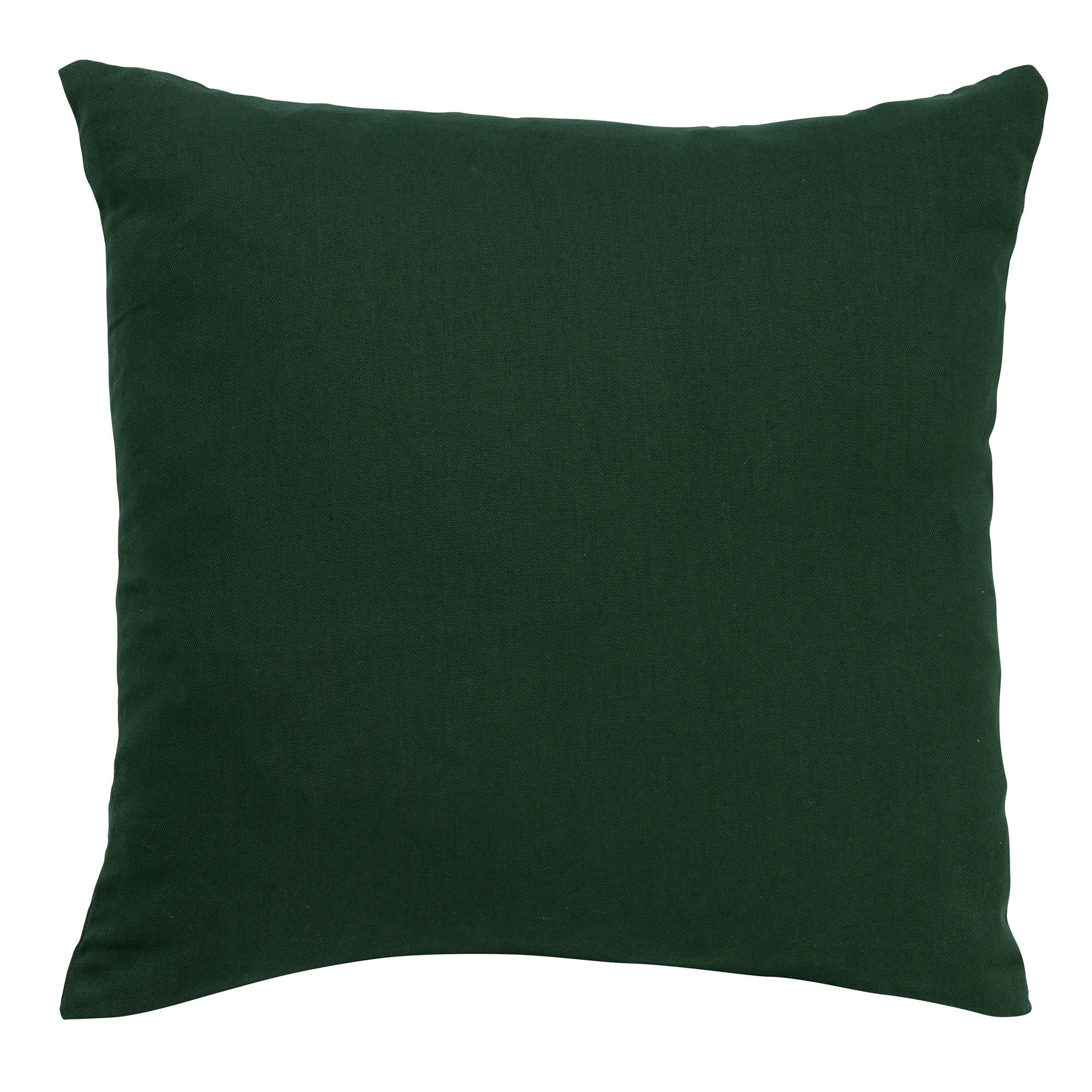 - Coussin - vert en coton 45x45 cm uni