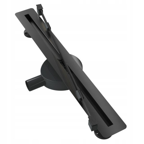 Odpływ liniowy pod płytkę 60 cm stal syfon Luno czarny