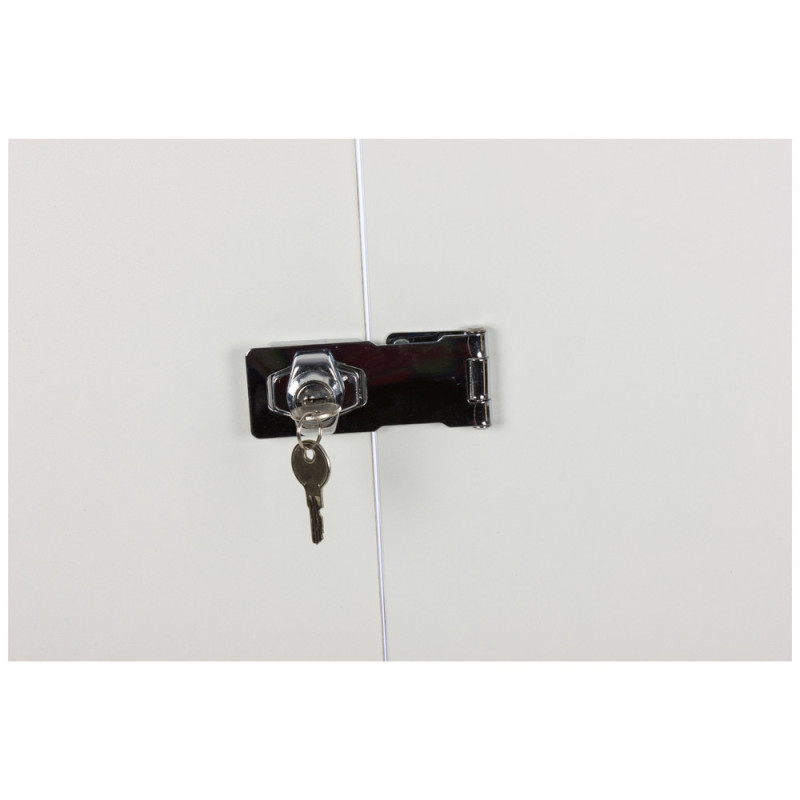 Fermeture à rabat avec cylindre noire 100 x 40 mm TEKNIBOX