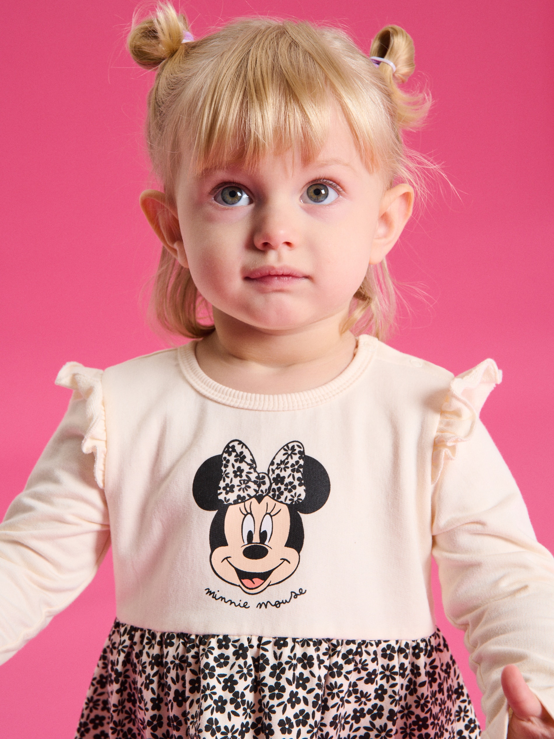 Sukienka dresowa z nadrukiem Minnie Mouse