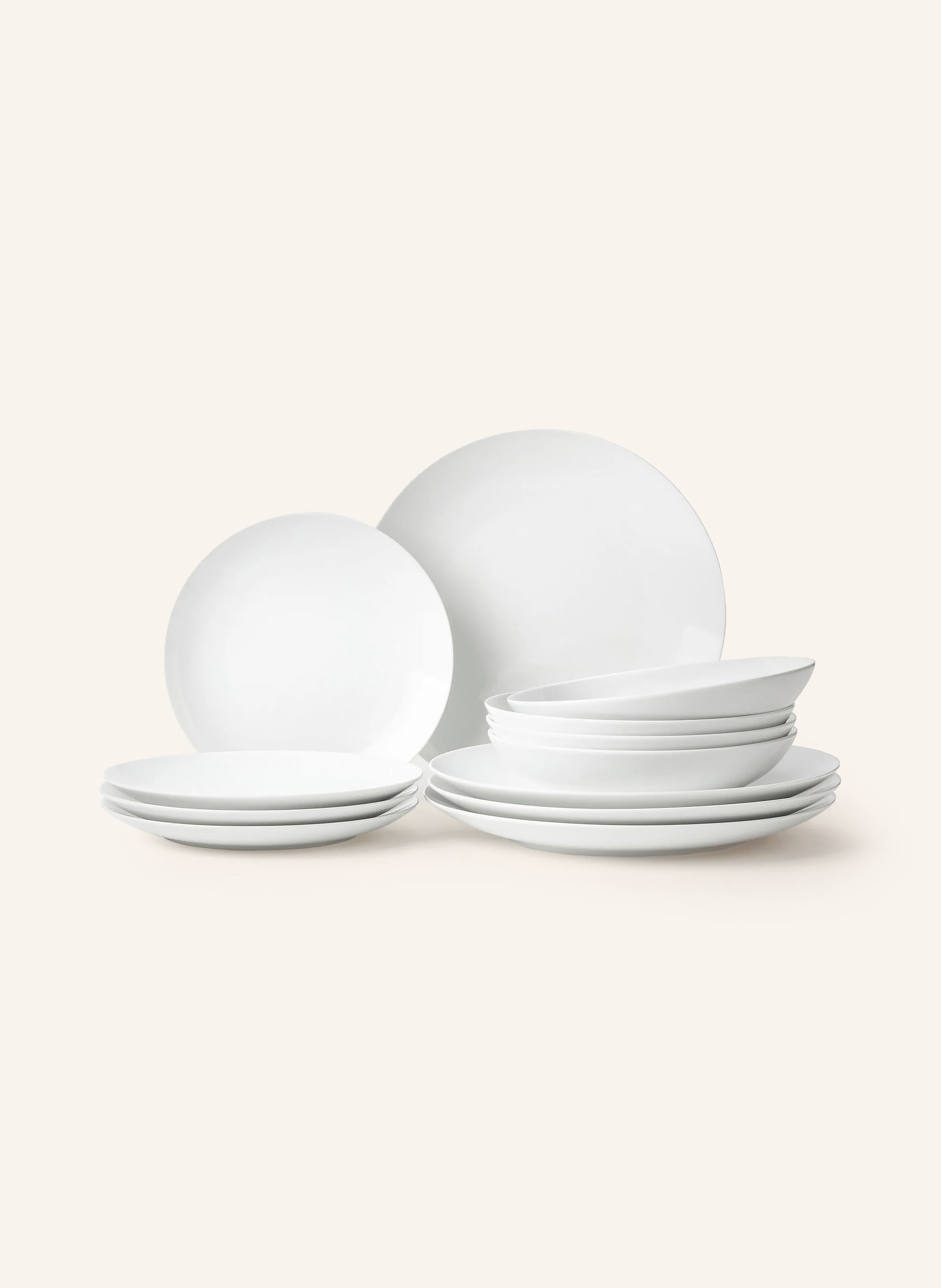Westwing Collection 12-tlg. Geschirr-Set DELIGHT MODERN