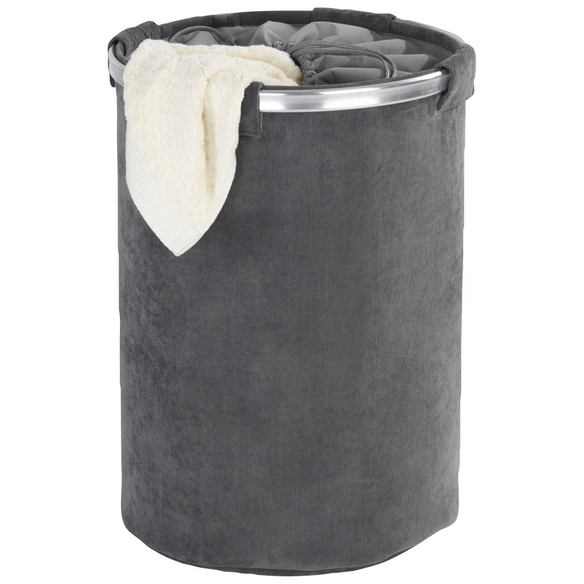 Wäschesammler »Cordoba«, ØxH: 40 x 54 cm, Polyester/Aluminium/Polypropylen (PP)/Baumwolle