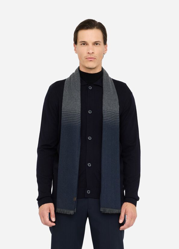 Stola in maglia a righe