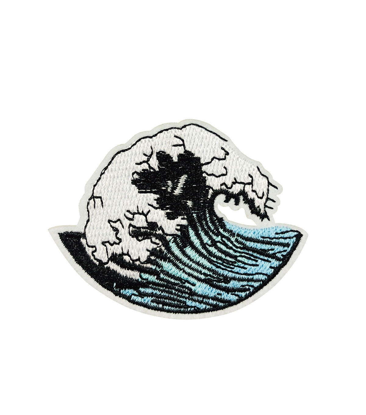 Small Wave Iron On Patch by hildie & jo