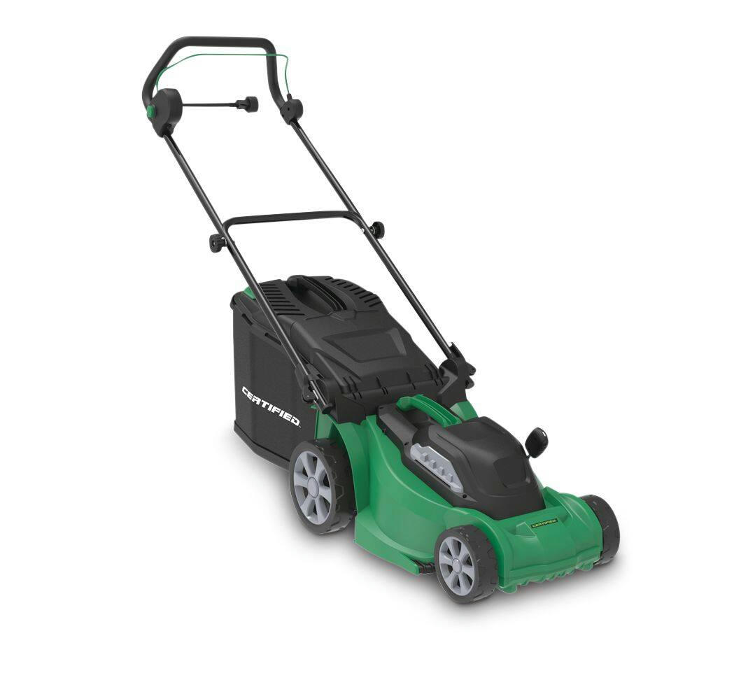 Certified 10A 2-in-1 Electric Lawn Mower, 14-in