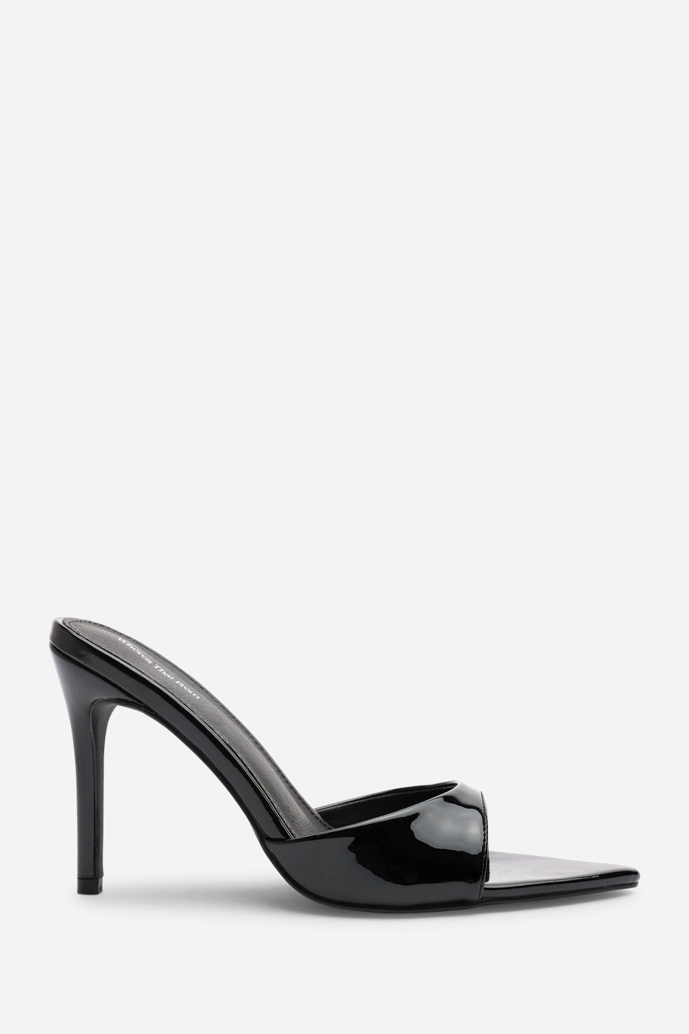Where's That From Tasha' Suede Open Toe Stiletto Mules