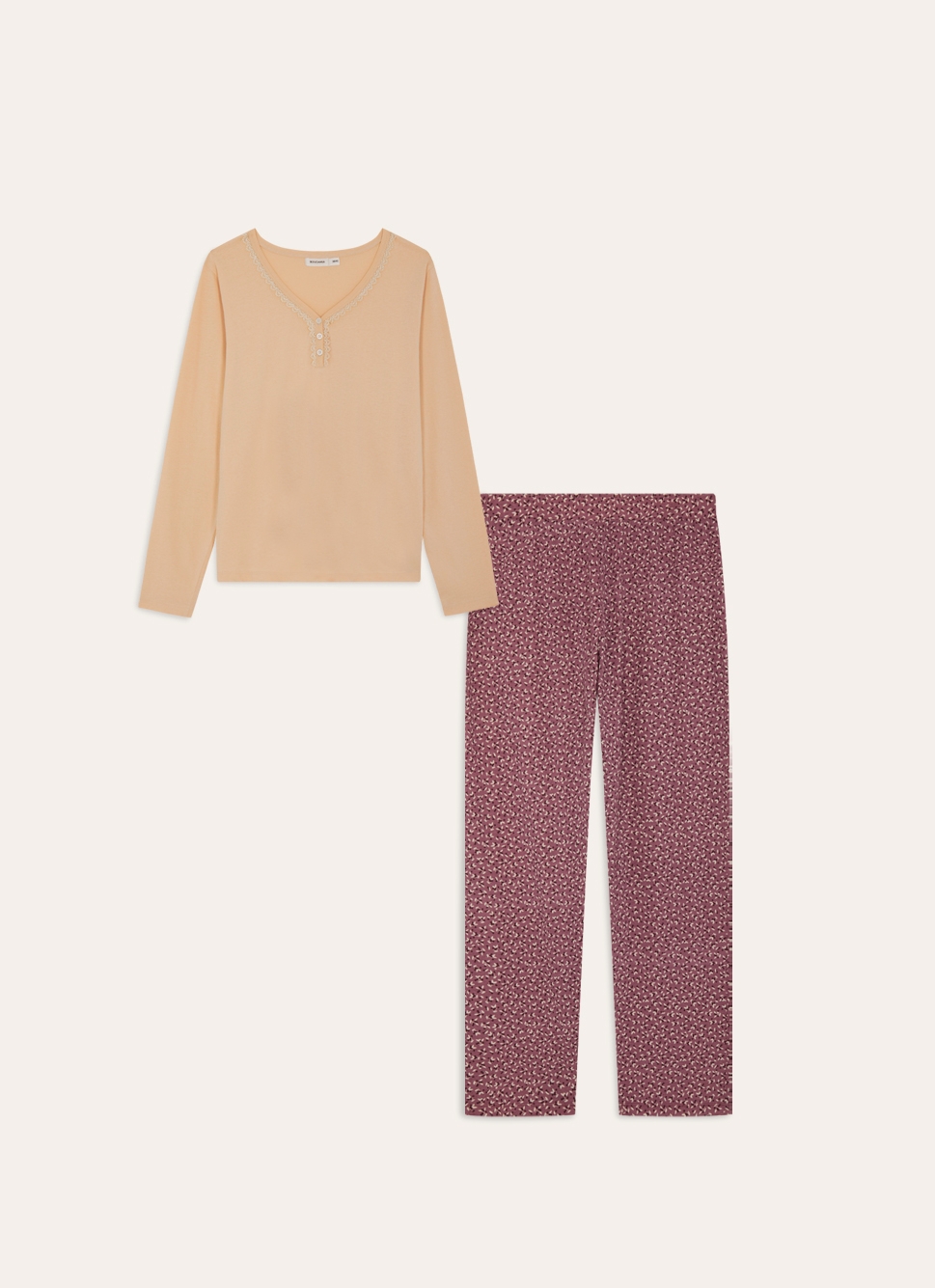 PYJAMA BAS IMPRIMÉ BAIES CERRY PARME