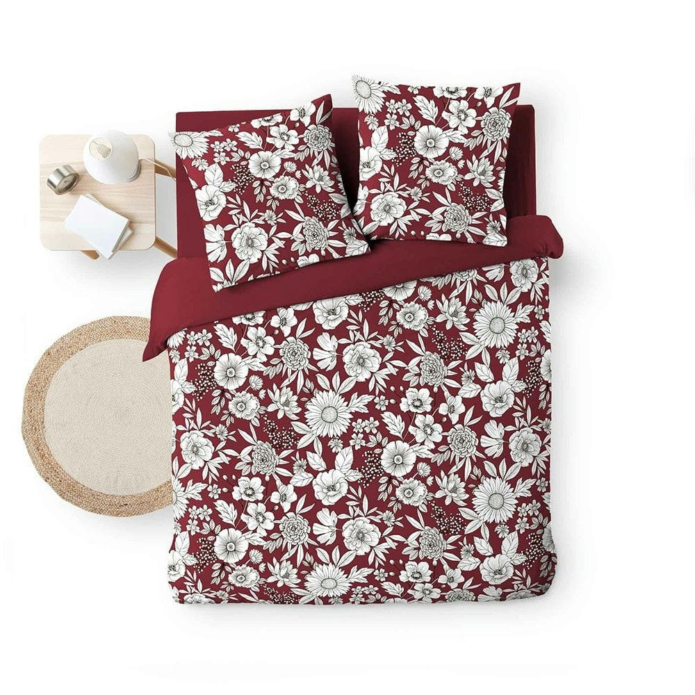 - Parure de couette 100% coton imprimée 260x240 2 taies