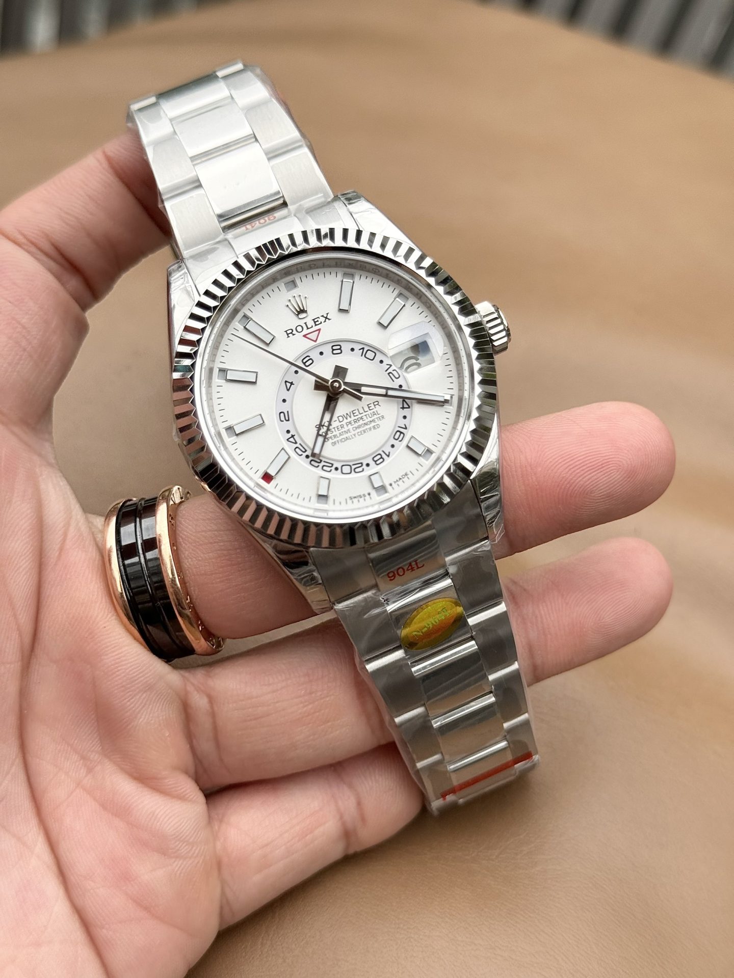 Rolex Sky-Dweller 326934 316L Steel White Dial 42mm Oyster AAA Replica