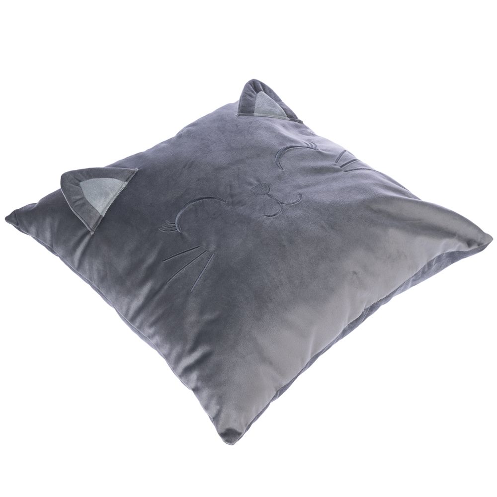 TIAKI Decorative Cushion with Cat Face