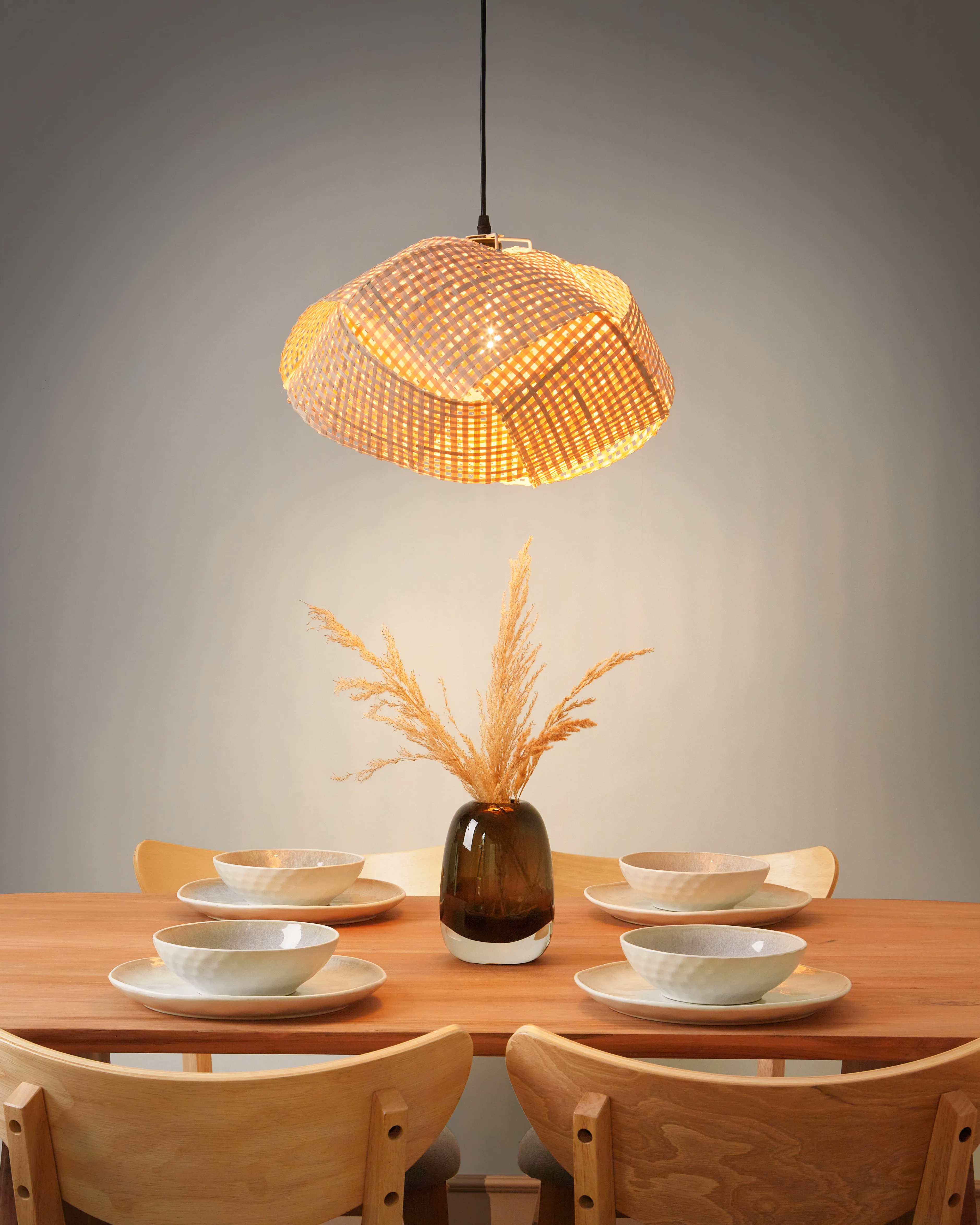 Pendant Lamp HALIL Bamboo Beige