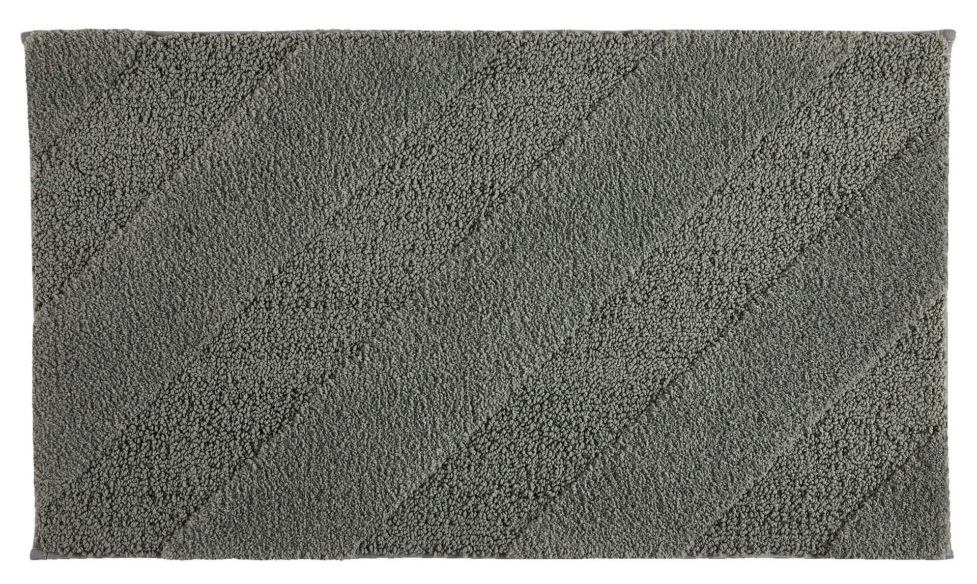Grey Recycled Bath Mat, 20-in x 34-in