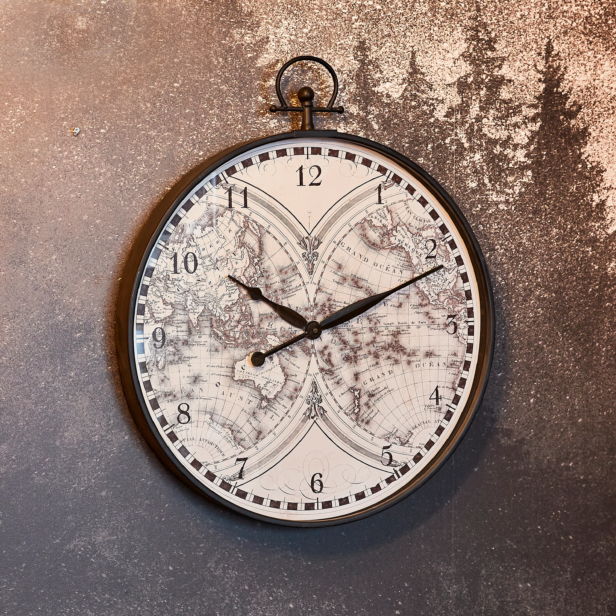 4MURS Horloge à gousset MAP coloris gris